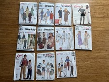 NEW MCCALL SIMPLICITY MEN WOMEN TEENS MULTIPLE SIZES 11 PATTERNS TO CHOOSE