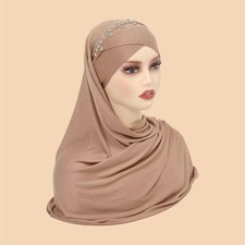 Women's Hijabs Niquabs Headwear One Size Decorative Beads Beige White Black