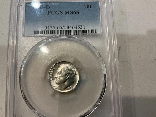 1963-D Roosevelt Dime PCGS MS65 Silver 10C Uncirculated Denver KM#195