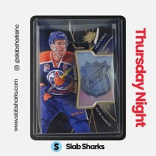 2016 SPX #EB-CM CONNOR MCDAVID EXTREME BLACK HOLO SHIELD