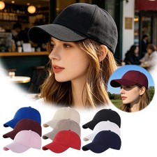 Cotton Baseball Cap Ball Dad Hat Adjustable Plain Solid Washed Men Premium 2026