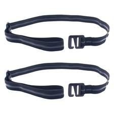 2 Pcs Shirt Stays for Woman Holder Anti- Stretch Waist Belt Elastic