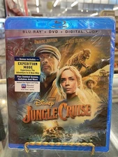 Jungle Cruise (2021) Blu-ray + DVD + Digital. Disney Studios. PG-13. Brand New!!