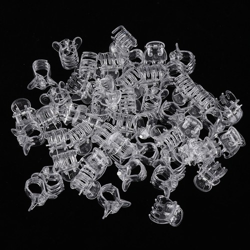 50Pcs Clear 6 Claws Orchid Clips Plastic Butterfly Orchid Support Clear Fixer - Picture 11 of 12