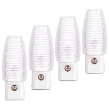 Plug in Night Light Warm White Dusk to Dawn Sensor 4 Pack