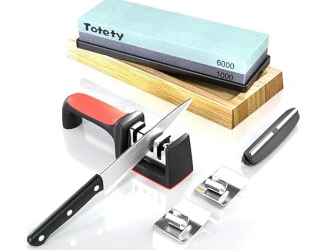 Totety Premium Whitestone Knife Sharpener Kit. New In box.