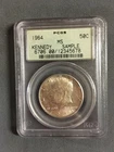 1964 Kennedy Half Old Sample Holder OGH Old Green Holder PCGS