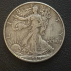 1939 Denver Mint Silver Walking Liberty Half Dollar