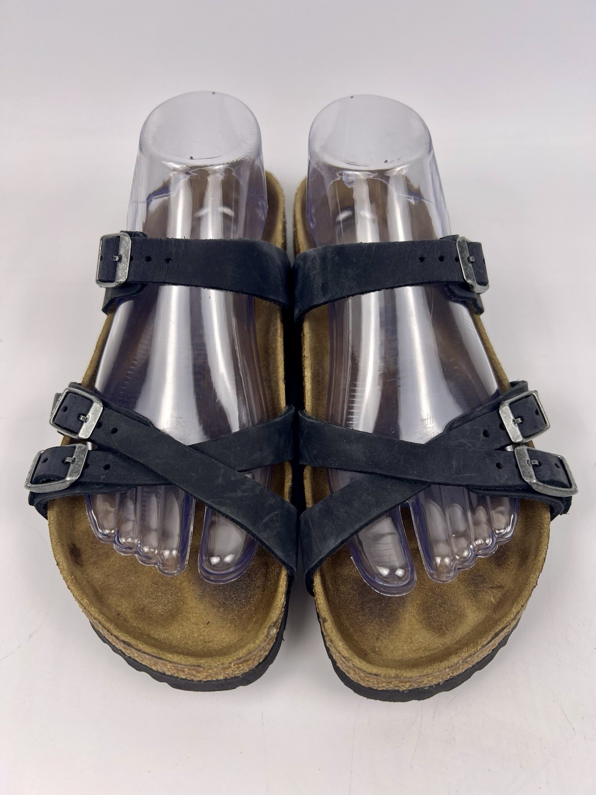Birkenstock Franca Women's Size 9 US 40 EU  Leather Sandals Black