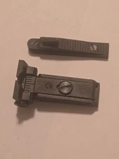 Thompson Center Contender front / rear sight set w/ screws Round Barrel. Used