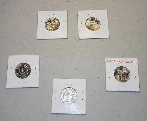 5 2020 ATB STATE QUARTERS WESTPOINT MINT BU