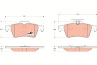 Bremsbelagsatz Scheibenbremse Cotec TRW GDB1621 FüR Peugeot Renault Opel Mazda 2