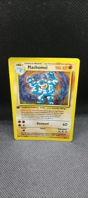 Machomei (Machamp) Holo 8/102   Base Set   1st Edition   German   Pokémon Card