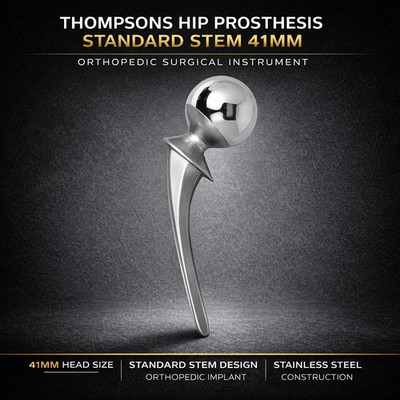 Thompsons Hip Prosthesis Standard Stem 41mm Orthopedic Instruments