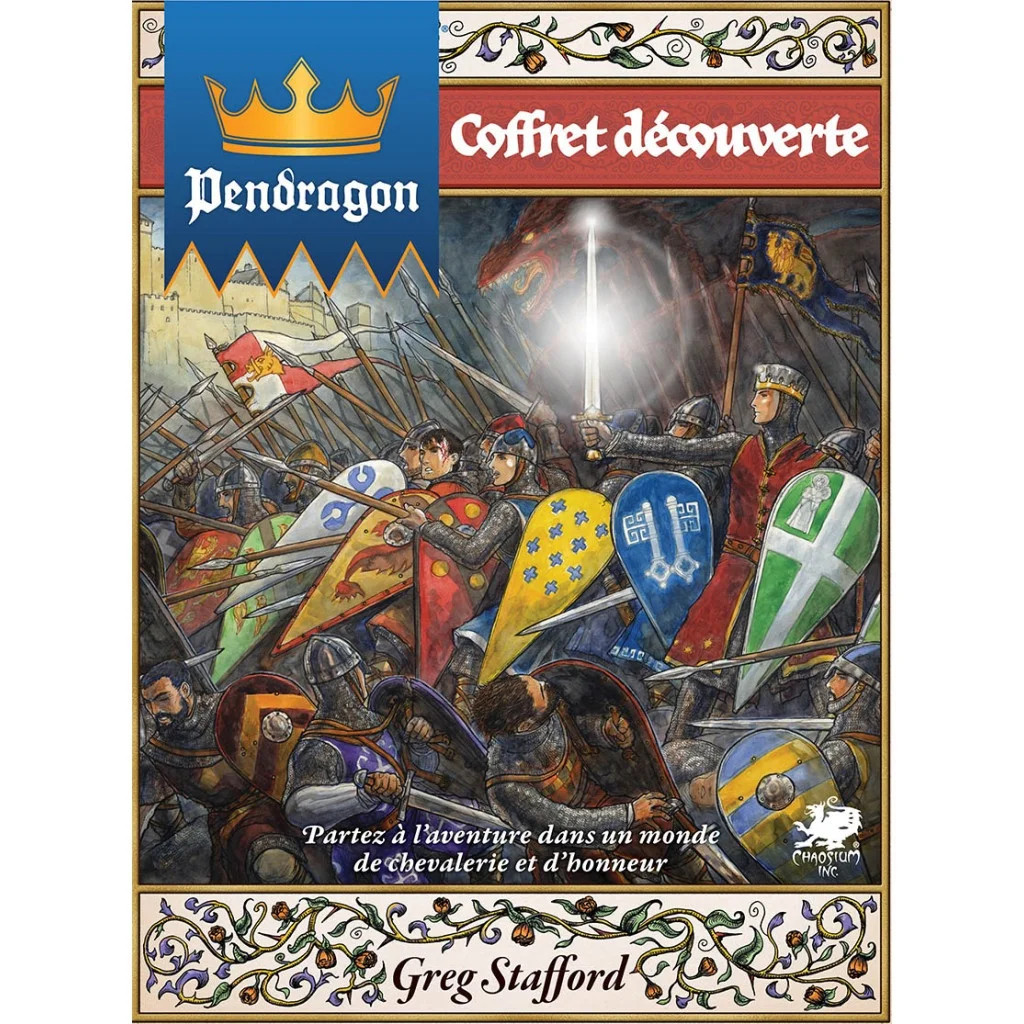 Pendragon Coffret Découverte Book in Game : Livre-jeu de société médiéval