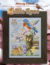 His Eyes LFT682 by Stoney Creek cross stitch pattern