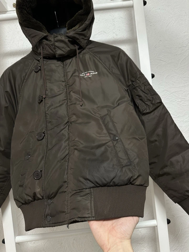 Y2K Polo Ralph Lauren Women's Bomber Jacket M Size | Vintage Foto 4 de 4