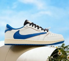 Fragment Design x Travis Scott x Air Jordan 1 Retro OG SP Low Sail