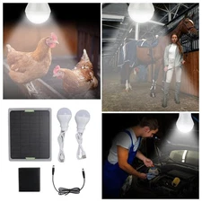 Solar Light Bulbs Outside Portable Outdoor Rechargeable LED Tent Waterproof