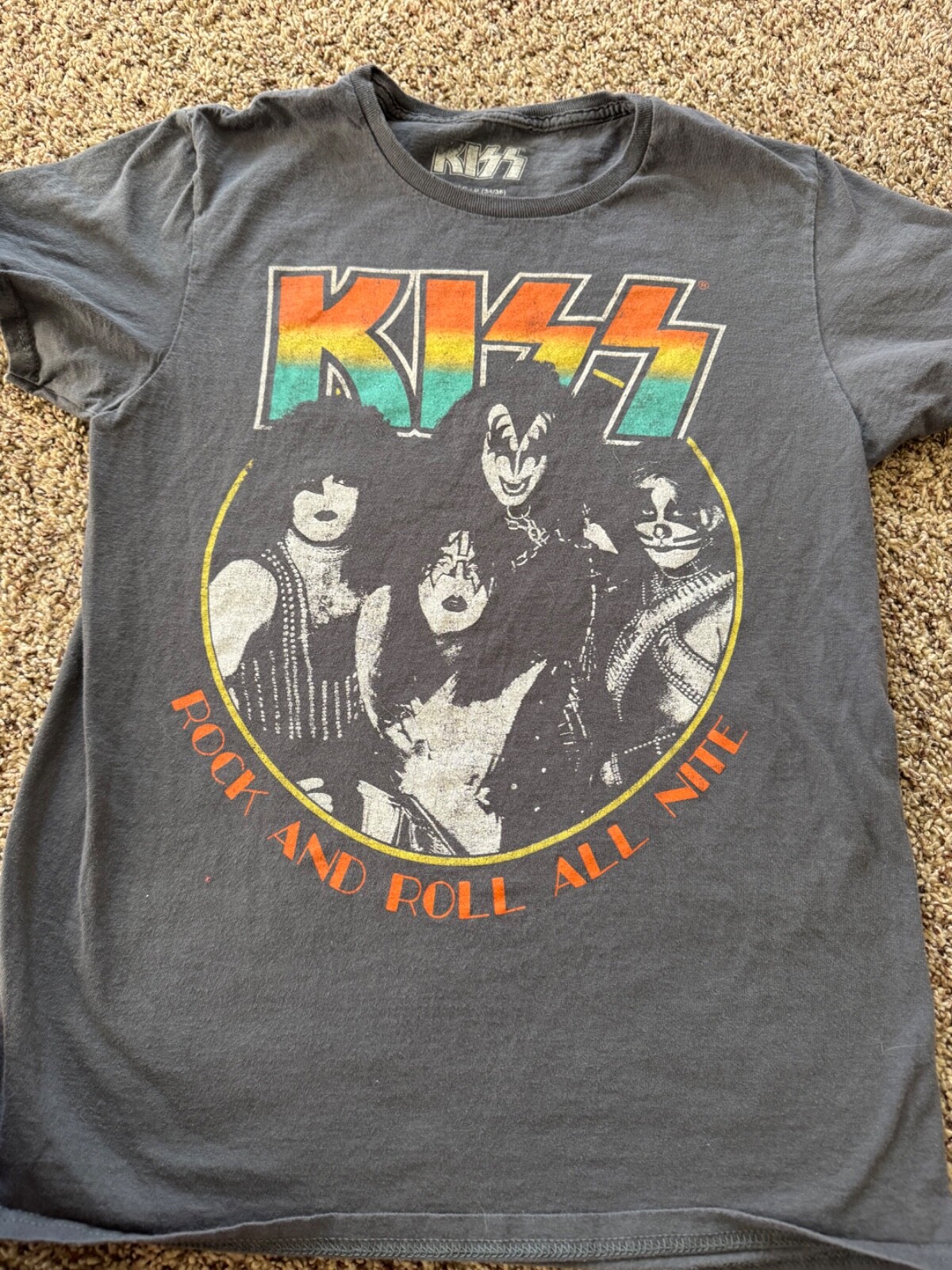 Women's Small KISS Band Graphic Tee Vintage Rock T-Shirt  
