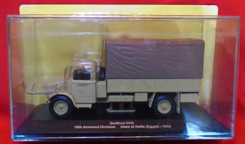 Eaglemoss 1/43 Bedford OY 3 Ton Truck RAF 10th Armored Divison Egypt 42 EMW2-22 - Image 4 of 4