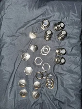 3 Pcs PG13.5 Cable Gland Stainless Steel Waterproof Connector Fastener Locknu