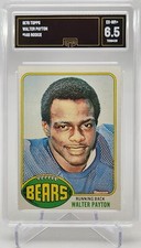Walter Payton Rookie Card - Topps 1976 #74 - Graded 6.5 EX-NR+