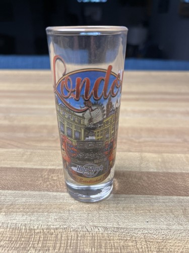 London & Paris City Hard Rock Shot Glasses