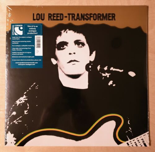 Haut-parleurs scellés Lou Reed Transformer coin 180 g vinyle audiophile  - Photo 1 sur 2