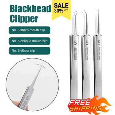 Acne Needle Kit Blackhead Remover Pimple Blemish Comedone Extractor TweezerToo l