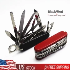 Portable Pocket Outdoor Camping Multi-Purpose Tool Knife Function Knife US