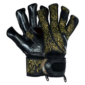 black and gold goalie gloves