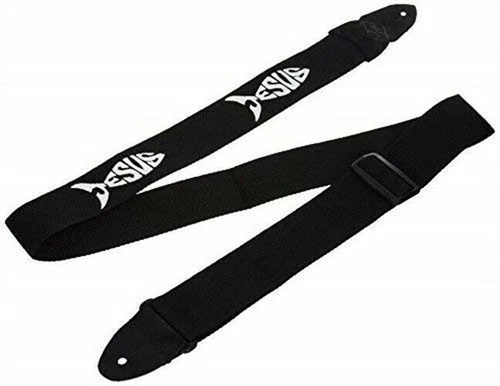 LM Silk 2" Jesus Fish Electric Guitar Strap
