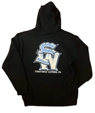 Streetwise Freezer Men’s Pullover Hoodie Black Hooded Sweatshirt