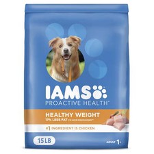 IAMS Healthy Weight Control Real Chicken Flavor Dry Dog Food, 29.1 lb. Bag 1.53 per pound