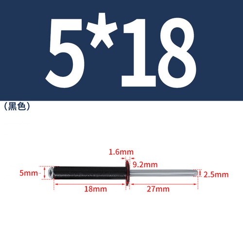 Pop Rivets 2.4mm 2.8mm 3mm 3.2mm to 6.4mm Aluminium/Steel Flange Blind Dome Head - Picture 41 of 45