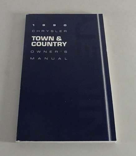 Proprietario´S Manuale/Handbook Chrysler Town & Country Stand 1990