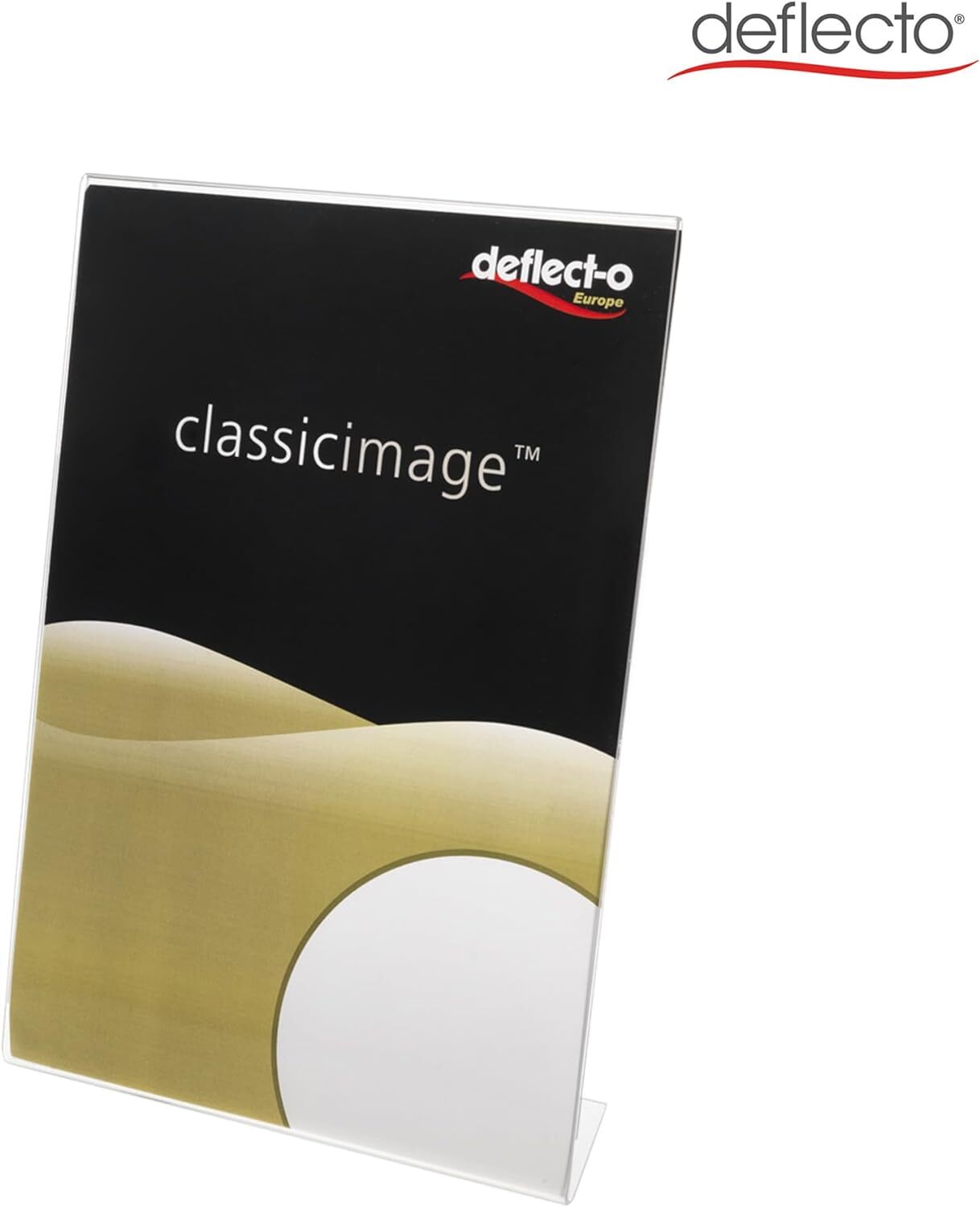 Thumbnail - Deflecto A7 Prospektständer Schräges Design Aus Acryl A7 Größe