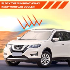 For Nissan Rogue 2014-2020 Car Windshield Sun Shade Foldable Cover UV Block