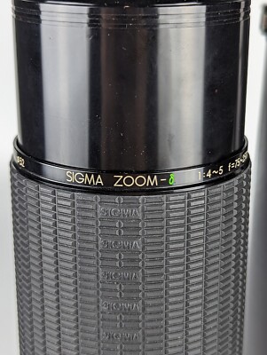 Sigma Zoom-8 Lense 1: 4-5, F=75-250mm Zoom Multi Coated | eBay