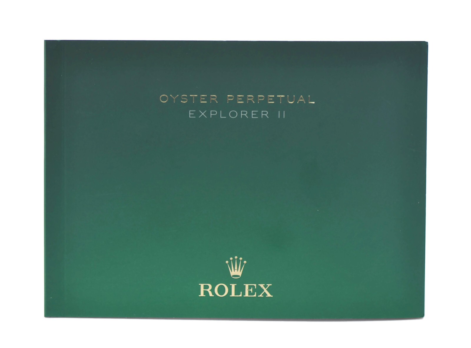 Rolex Explorer II Instruction Booklet English 2015 Edition