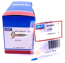 SKF 626 ZZ Deep Groove Ball Bearing, Metal Shielded 6x19x6 mm