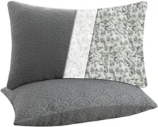Memory Foam Pillows Queen Size Set of 2 Adjustable Cool Pillow for Side Back Sto