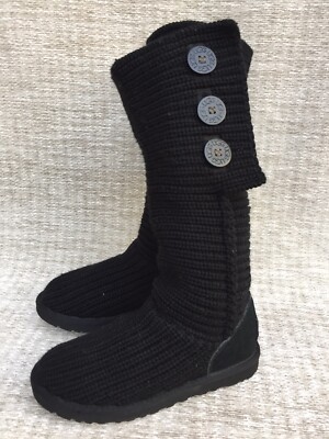 UGG Australia 5819 CARDY Women's 6 Knit Tall Sweater 3-Button