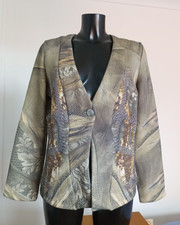 Missy Green Mixed Ladies Cotton Jacket Size M , Chest 40" , New With Tag