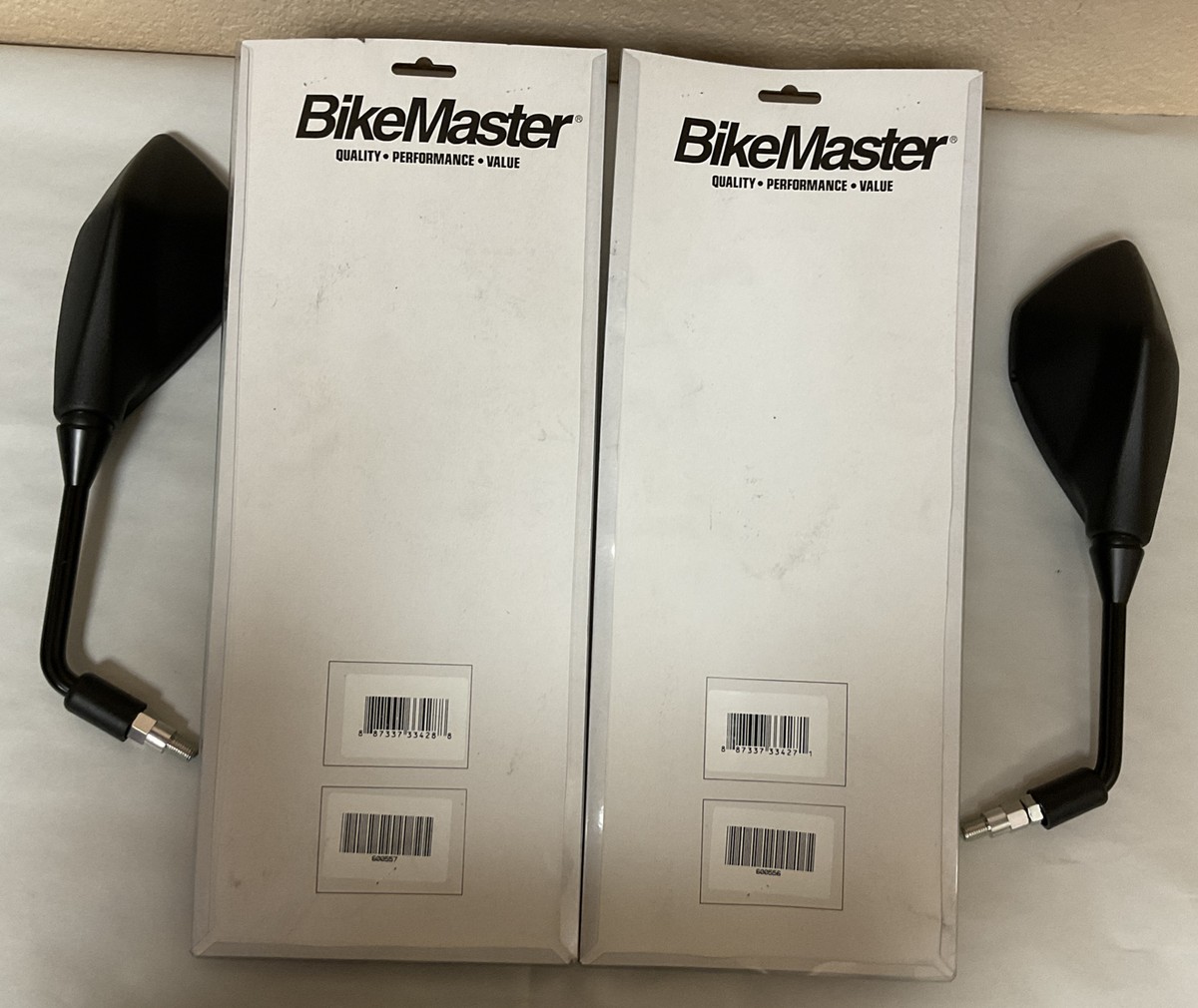 Dベット BikeMaster Mirror Set Kawasaki Z800 R/L PN #600556/600557 In Stock