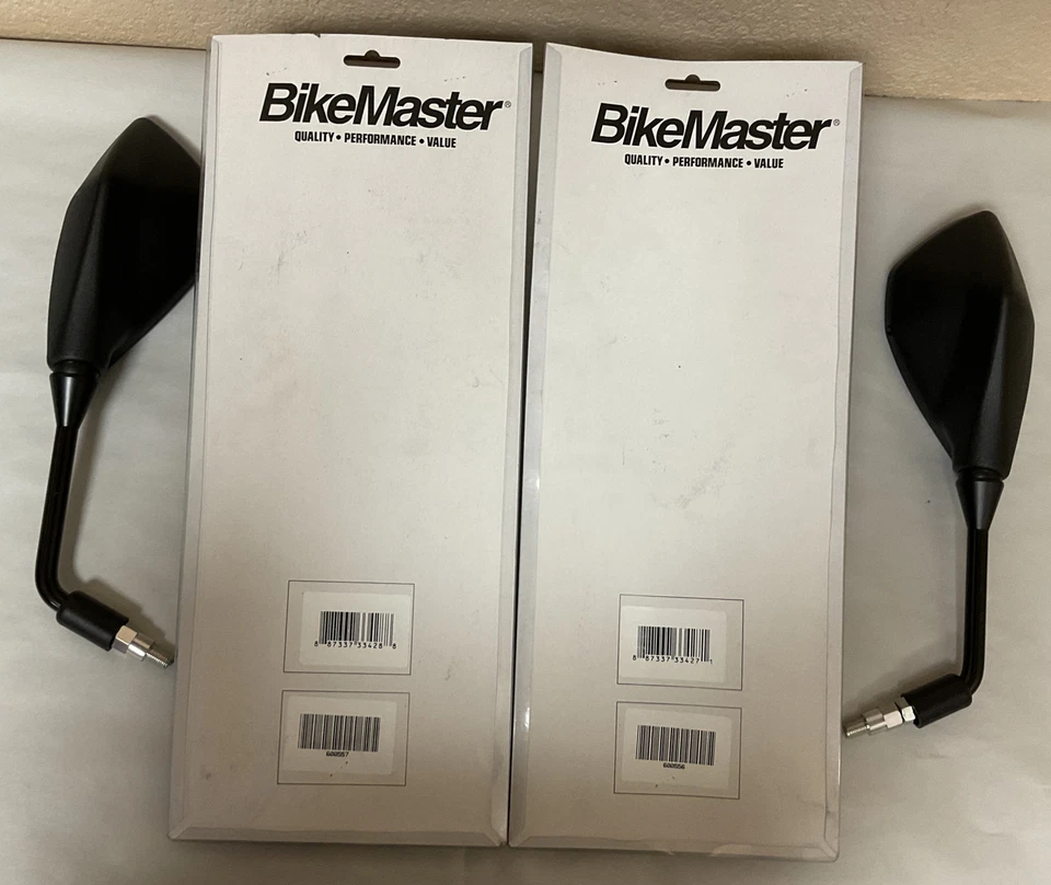 BikeMaster 镜子套装川崎 Z800 R/L PN #600556/600557 现货发货! L542 保修 & 延长技术支持 — 第 2/4 张图片