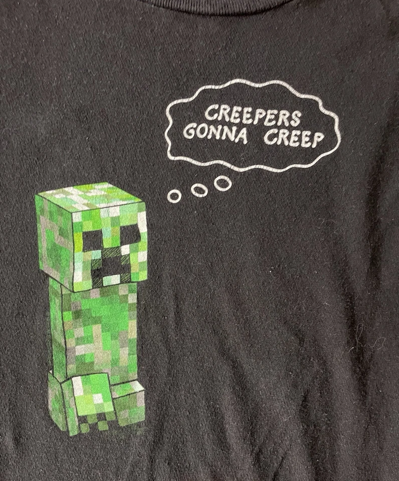 Camiseta Mojang Jinx Niño Manga Corta Minecraft "Creepers Gonna Creep" Talla: YM Foto 3 de 4