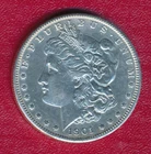 1901-S MORGAN SILVER DOLLAR **CHOICE ABOUT UNCIRCULATED** SHIPS FREE!!