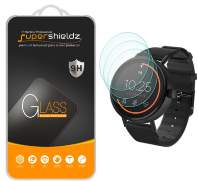 3X Supershieldz Tempered Glass Screen Protector Saver for Misfit Vapor 2 (46mm)